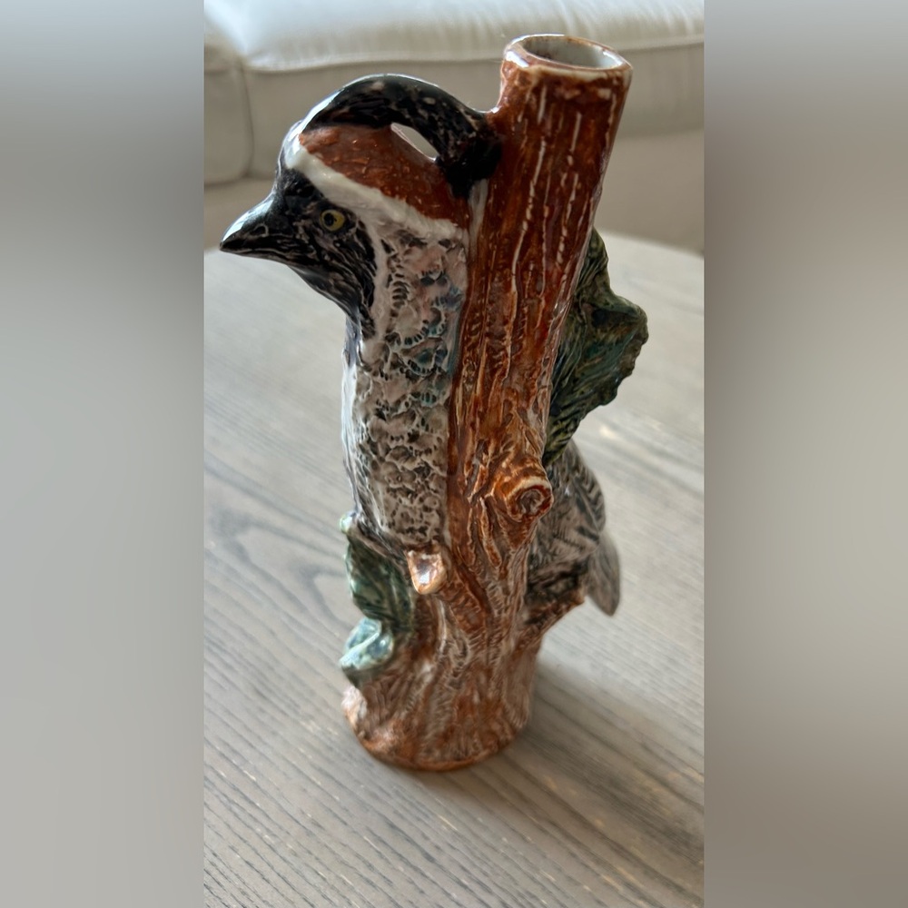 GARNIER VALLEY Vintage Quail California Liqueur Decanter Enghien, France 1969